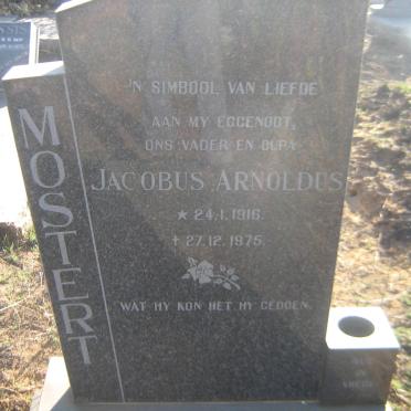 MOSTERT Jacobus Arnoldus 1916-1975