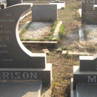 MORRISON Francis H. 1898-1975 &amp; Claudia HENDRIKS 1895-1974