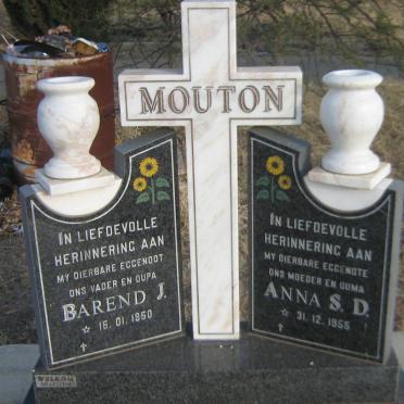 MOUTON Barend J. 1950- &amp; Anna S.D. 1955-