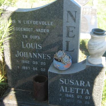 NEL Louis Johannes 1942-1997 &amp; Susara Aletta 1945-2011