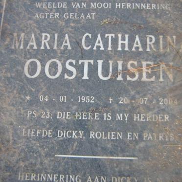 OOSTUISEN Maria Catharina 1952-2004