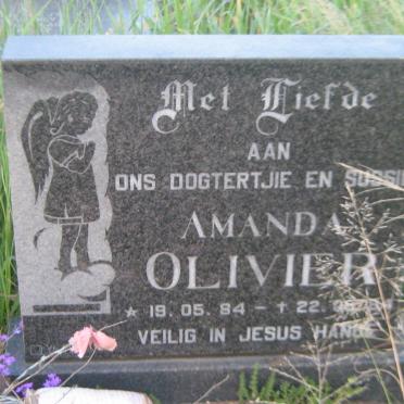 OLIVIER Amanda 1984-19??