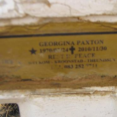 PAXTON Georgina 1970-2010
