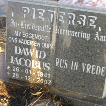 PIETERSE Dawid Jacobus 1941-2002
