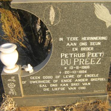 PREEZ Petrus, du 1966-1984