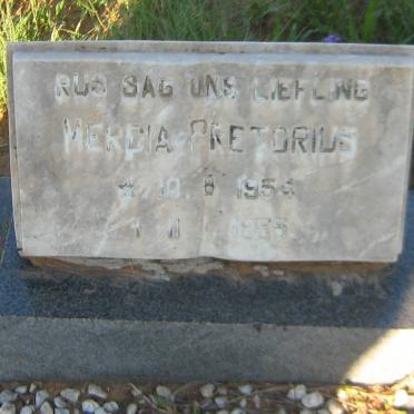 PRETORIUS Mercia 1954-1955