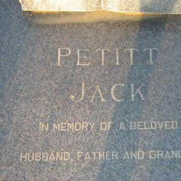 PETITT Ed 1930-1999 :: PETITT Jack 1951-1983