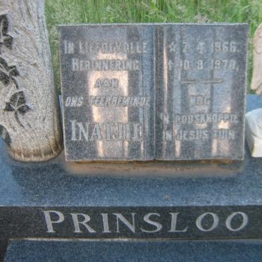 PRINSLOO Inatjie 1966-1970