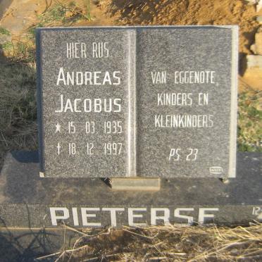 PIETERSE Andreas Jacobus 1935-1997