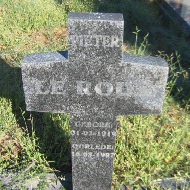 ROUX Pieter, le 1919-1997
