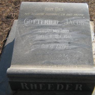 RHEEDER Gottfried Jacob 1903-1959 &amp; Anna Maria Magdalena 1907-1981