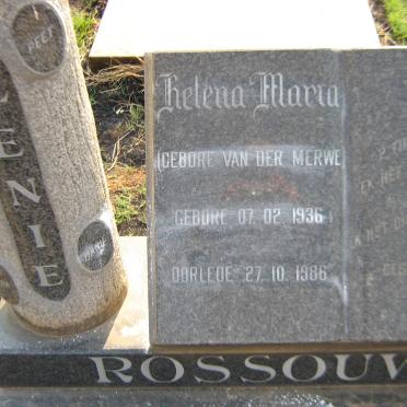 ROSSOUW Helena Maria nee VAN DER MERWE 1936-1986