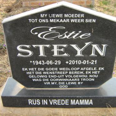 STEYN Estie 1943-2010