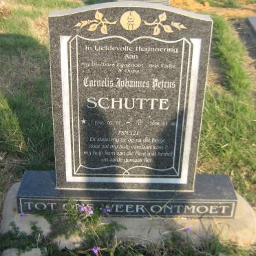 SCHUTTE Cornelis Johannes Petrus 1946-2008