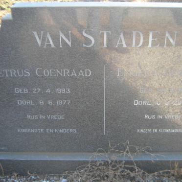 STADEN Petrus Coenraad, van 1893-1977 &amp; Engela Gertruida 1920-2004