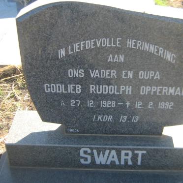 SWART Godlieb Rudolph Opperman 1928-1992