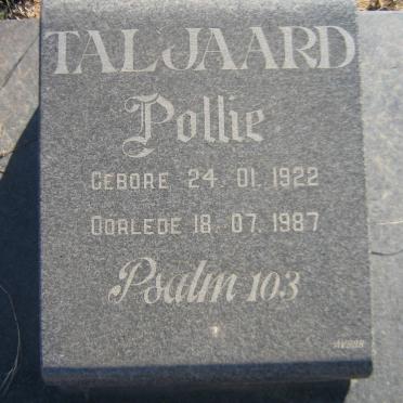 TALJAARD Pollie 1922-1987