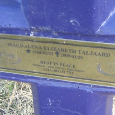 TALJAARD Magdalena Elizabeth 1968-2009