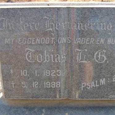 VYVER Tobias L.C., van der 1923-1988