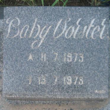 VORSTER Baby 1973-1973