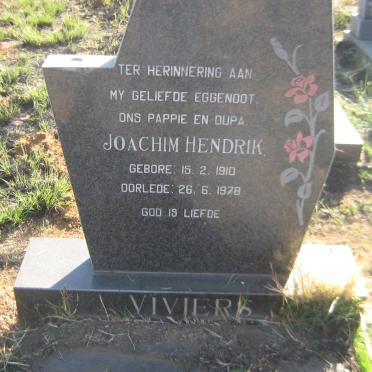 VIVIERS Jaochim Hendrik 1910-1978