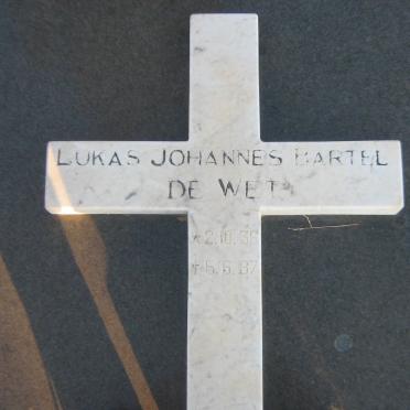 WET Lukas Johannes Bartel, de 1936-1987