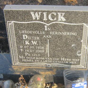 WICK Dieter K.W. 1938-2008