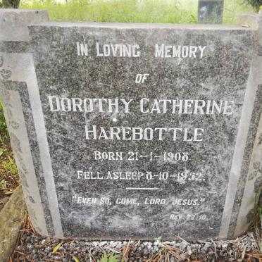 HAREBOTTLE Dorothy Catherine 1908-1952