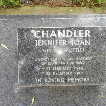 CHANDLER Jennifer Joan nee HAREBOTTLE 1940-2004
