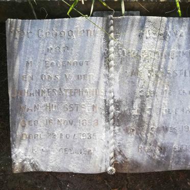 HUYSSTEEN Johannes Stephanus, van 1858-1935 &amp; Susanna Elizabeth Hermina MEYER 1868-1945