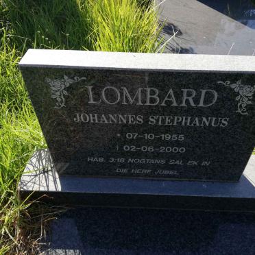 LOMBARD Johannes Stephanus 1955-2000