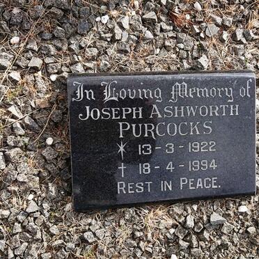 PURCOCKS Joseph Ashworth 1922-1994