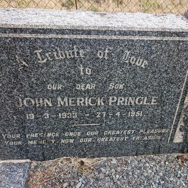 PRINGLE John Merick 1933-1951