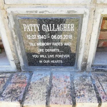 GALLAGHER Patty 1940-2018