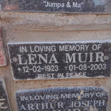 MUIR Lena 1923-2003