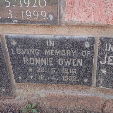 OWEN Ronnie 1916-1993