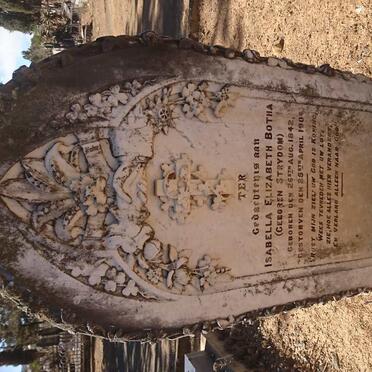 BOTHA Isabella Elizabeth nee STRYDOM 1842-1904