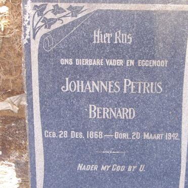 BERNARD Johannes Petrus 1868-1942