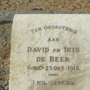 BEER David, de -1918 &amp; Iris -1918