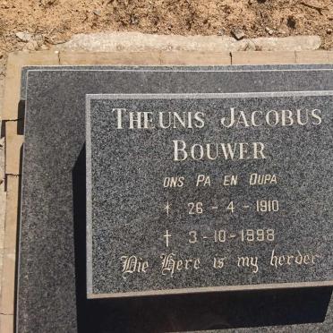 BOUWER Theunis Jacobus 1910-1998
