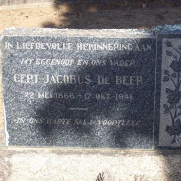 BEER Gert Jacobus, de 1866-1941