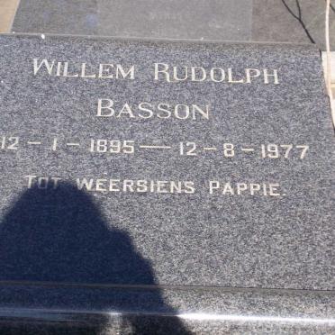 BASSON Willem Rudolph 1895-1977