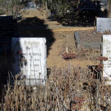 BOTHA Johannes M. 1874-1950 &amp; Maria Christina 1885-1947 