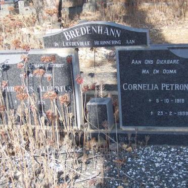 BREDENHANN Phillipus Albertus 1921-1991 &amp; Cornelia Petronella 1918-1999 