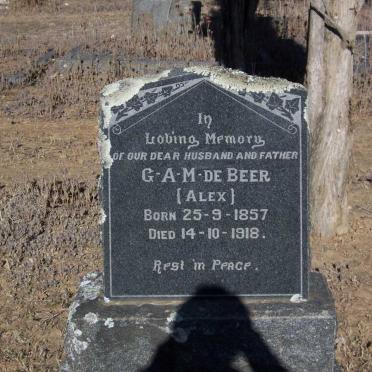 BEER G.A.M., de 1857-1918