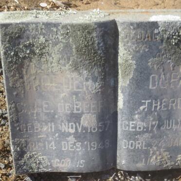 BEER C.J.E., de 1857-1948 :: THERON Oupa 1892-1932