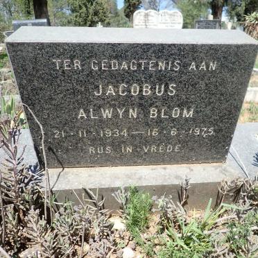 BLOM Jacobus Alwyn 1934-1975