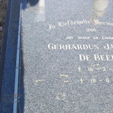 BEER Gerhardus Jacobus, de 1957-1989