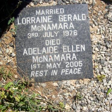 McNAMARA Adelaide Ellen formerly BRATT nee WALKER 1918-2005