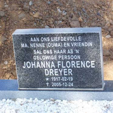 DREYER Johanna Florence 1917 - 2005